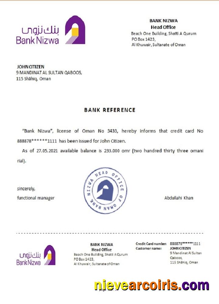Oman Nizwa reference
